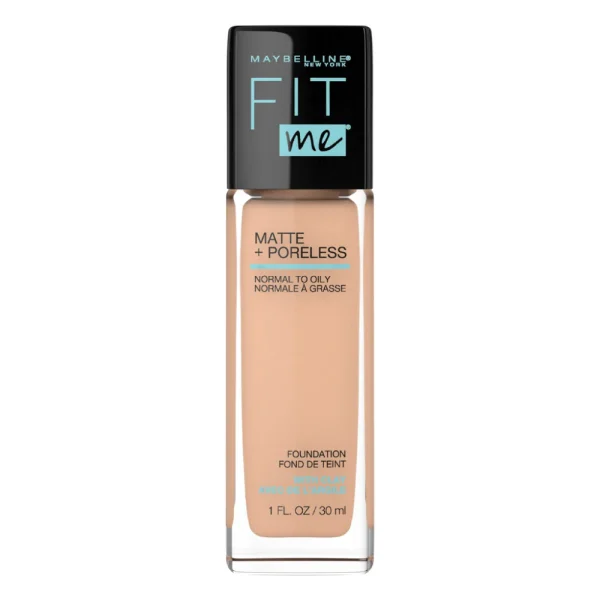 Maybelline New York Fit Me Matte + Poreless Liquid Foundation for Normal to Oily Skin 30ml - Image 3